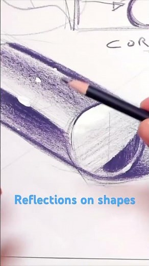 How to Draw Reflections #shorts