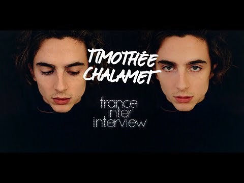 Timothée Chalamet French Radio Interview