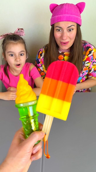 Мороженое из мыльных пузырей и мочалки 😳🍦 от Little Candy