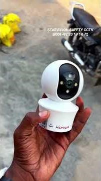 CPPLUS 3MP WI-FI INDOOR ROBOT COLOUR WITH MIC CAMERA & CPPLUS 64GB MEMORY CARD -1 WITH MOBILE VIEW 🤳