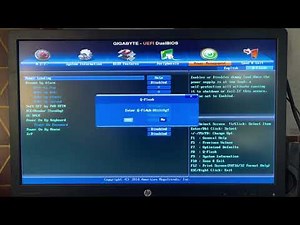 How to Update Bios from Drive in BIOS on Gigabyte Motherboard