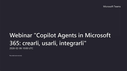 Copilot Agents in Microsoft 365: crearli, usarli, integrarli