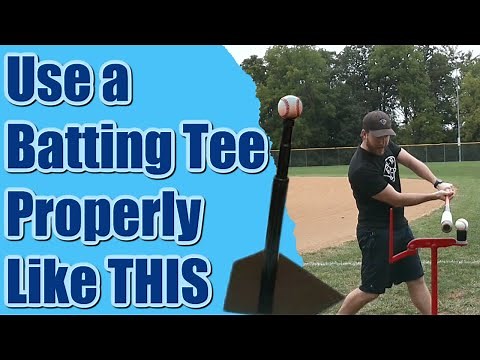 How to Use a Baseball Batting Tee Correctly // Maximum Hitting Improvement with a Tee