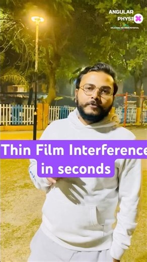 Interference in Seconds | Wave Optics for Jee Mains 2026 #physics #2026short #ytshorts #jeemains