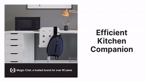 Magic Chef Compact Countertop Microwave Oven, 1000 Watts, Black, 1.1 Cu. Ft. - Digital Kitchen Appliance with One-Touch Cooking, Child Lock, Timer, Reheat, Defrost and 10 Power Levels