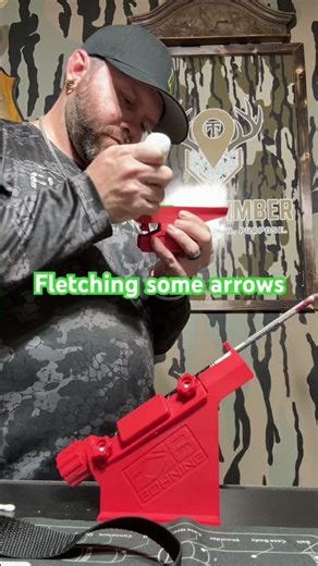 How to fletch arrows. #Archery #bowhunting