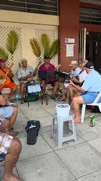 Tahitian Street music at Raiatea Island. French Polynesia 🇵🇫