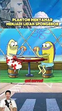 Planton menyamar jadi lidah Spongebob #filem #filempendeklucu #spongebob #spongebobsquarepants