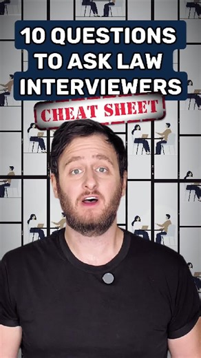 Ever wondered which questions successful candidates asked their interviewers?Well, we surveyed dozens of students who secured vac schemes and training contracts, and compiled a list of the questions that they most often asked.Here are 10 of them. You can access the full list of 85 questions - organised by category - as part of our “Preparing for interviews and assessment centres” course. #commerciallaw #commercialawareness #aspiringlawyer #futurelawyer #aspiringsolicitor
