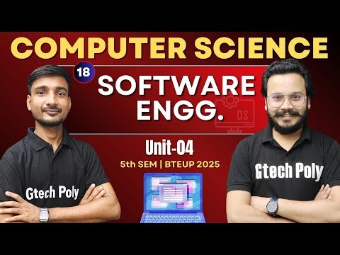 Software Engineering | Unit-04 P-03| introduction| CSE 5th Sem by Ujjwal Sir BTEUP 2025