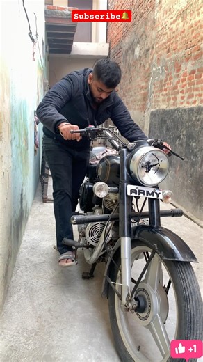 1980 MODEL BULLET START AFTER 6 MONTHS|Mini-vlog😁|#shorts #youtubeshorts #minivlog #vlog