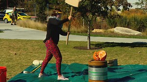 Smash, Don't Trash: Community event puts jack-o-lanterns to good use