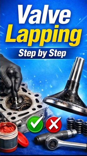Valve Lapping Step by Step