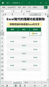 Excel取代 x 基礎功能 x 自我成長 | Excel 效率王