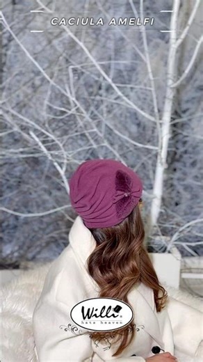 Caciula eleganta de dama Amelfi 6 - WILLI.ro