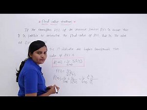 Final Value Theorem