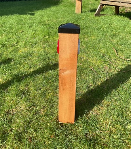 12” and 18” Easy Install Reflective Verge Posts With Pyramid Caps - Etsy UK