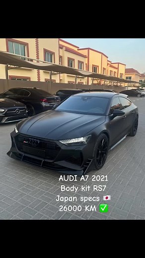 2021 Audi A7 with RS7 Body Kit in Dubai