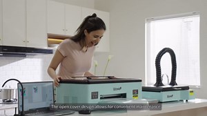 EnjoyColor A3+ DTF Printer with Roll Feeder, DTF Transfer Printer 100% Transfer Rate for DIY Print T-Shirts, Leather, Other Textile (Printer + Oven + Software + 5x250ml Ink + 1xRoll of Film) Blue