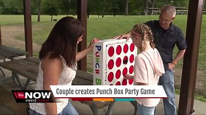 We had so much fun with this one! What a great alternative to a pinata... and it's made in Michigan! I like what Denise Isaac WXYZ pulled out the best! :) Carolyn Clifford WXYZ #MomsAGenius Punch Box More info here: http://etsy.me/2jKjj3x | JoAnne Purtan
