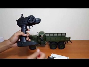 JJRC Q60 6WD Truck Military unboxing