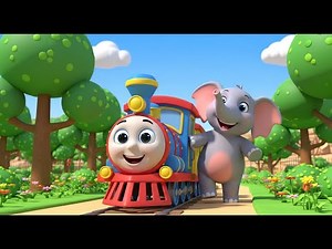 Choo Choo Train Zoo Adventure 🚂🦁 | Fun Train & Animal Song for Kids | Nursery Rhymes & Baby Songs