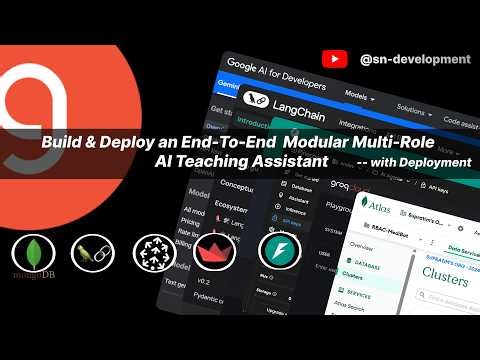AI Modular RAG Teaching Assistant | End-To-End up to Deployment | Authentication Module | Part - 2