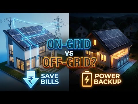 On-Grid vs Off-Grid Solar: Which One Is BEST for Your Home?