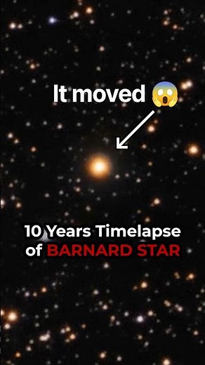 Fastest Moving Star in our Sky! 😱 Star Aren't Fixed In Night Sky! Barnard's Star #nasa #astronomy
