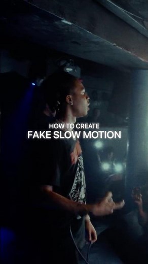 How to create fake slow motion!