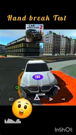 Car Simulator 2 vs Real Simulator:The ULTIMATE Handbrake Challenge! 🔥 #carsimulator2 #gaming #shorts