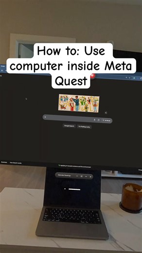 How to use your computer in VR #virtualreality #monitor #tutorial