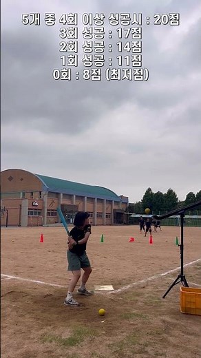 #롤링티볼 신현중학교 3학년 #체육수행평가 #체육수업 #티볼 #타격수행평가