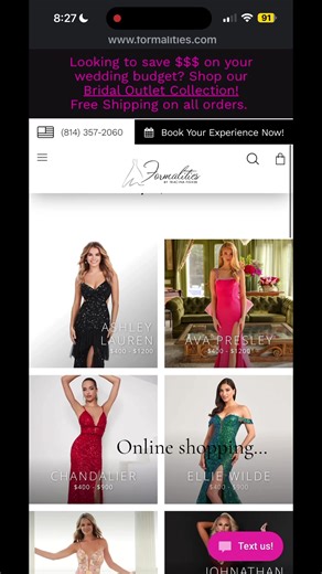 Experience 5-Star Prom Shopping in Person