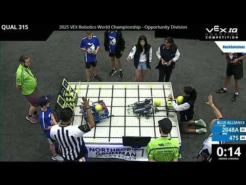 Vex Robotics Worlds 83 Points Qual 315