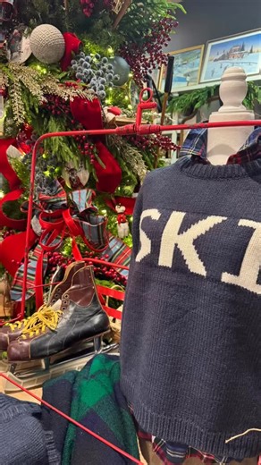 Our gorgeous SKI sweaters are now online at Hoosiersister.com ! Get cozy in our SKI sweater this season! Limited quantities available and only in size large. Price: $125 Celebrate the season! ⛷️ | Hoosiersister