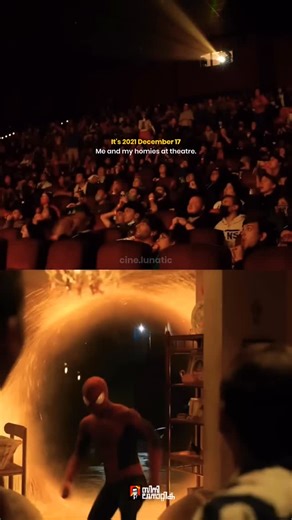 Cine Lunatic on Instagram: "Most insane theatre experience in last 5 years that's Spiderman No Way Home for sure ❤️🤩 spiderverse celebration, nostalgia driven reels, fan service cinema, packed house reactions, applause worthy scene, cinema hall chaos, superhero legacy, audience whistle moments, multiverse crossover hype, pop culture throwback, blockbuster memories, theatrical high point, fandom driven content, movie reel discovery, viral cinema moments"
