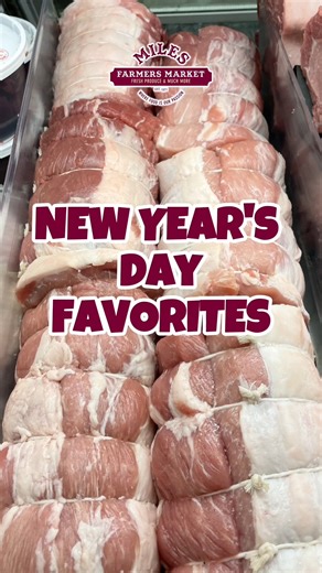 🎉 New Year’s Day Favorites! We’re gearing up for one of the tastiest food traditions of the year, and our meat department is stocked and ready. Pork, ham, kielbasa and sauerkraut are always fan favorites for ringing in the new year, and we’ve got a great selection waiting for you 😋 Whether you’re cooking at home or bringing something along to family, it’s nice to walk in and grab what you need in one stop ❤️ #NewYearsDay #HolidayTraditions #PorkandKielbasa #SourKrautSeason #ShopLocal #MilesAbo