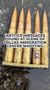 14K views · 159 reactions | "Anti-ICE" messages were discovered at the scene of the deadly shooting at an immigration centre in Dallas. #BreakingNews #America #GBNews | GB News | Facebook