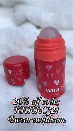 How To Refill Wild Love Heart Collection Roll On & 20% Off; KKRRC321 @wearewild.com #love