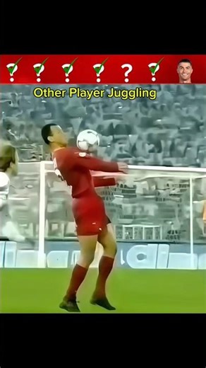 Footballer Juggling Other Vs legend #football #soccer #shorts