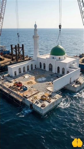 🕌 Epic Floating Mosque Transformation | Ocean Luxury Build 🌊✨