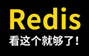 最新Redis教程 学习Redis 有这一套教程就够了 入门必备！