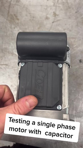 Testing a single phase motor with capacitor, insulation resistance testing also checking the resistance values of the winding. ##engineering##maintenance##electrician##engineeringapprenticeships##apprentice##engineeringknowledge##tipsandtricks##electricianapprentice##singlephasemotor##singlephasemotirwithcapacitor##electricaltesting##electricalfaultfinding##capacitor##capacitors ##fluke##fluke1587fc