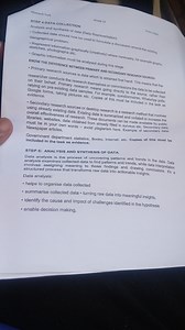 Grade 12STEP 4 DATA COLLECTIONResearch raskAnalysis and sy... | Filo