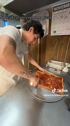 Delicious Specialty Rectangular Corleone Pizza