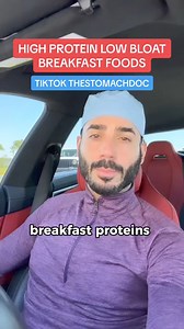High protein, low bloat, breakfast ideas #healthyfood #breakfast #healthyrecipes #ibs #bloating #ibstok #bloatingtips #bloatingrelief #guthealth #LearnOnTikTok #learnwithtiktok | The DOC
