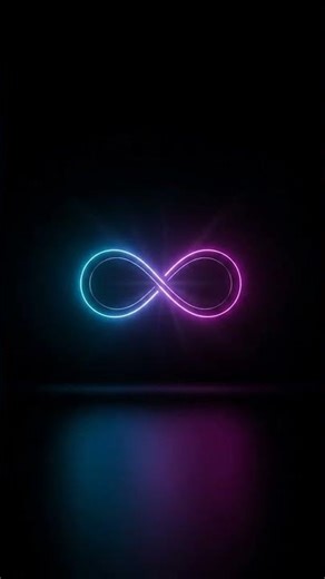 ✨ Infinity Neon Loop Wallpaper | Glowing 4K Aesthetic Animation | Wallpaper Brother