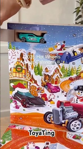 Unboxing the Hot Wheels Advent Calendar 2025 🚗✨ | Satisfying Mini Cars Reveal