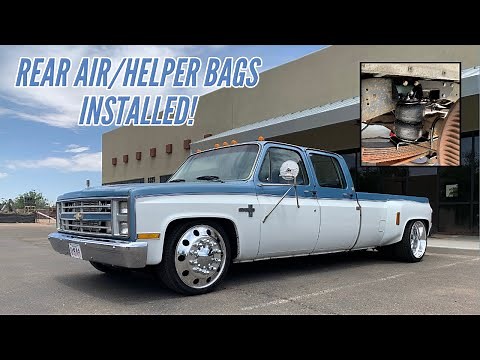 1986 Square Body Chevrolet C30 Dually Turbo LS Swap Project - Part 17 - Rear Suspension Air Bags